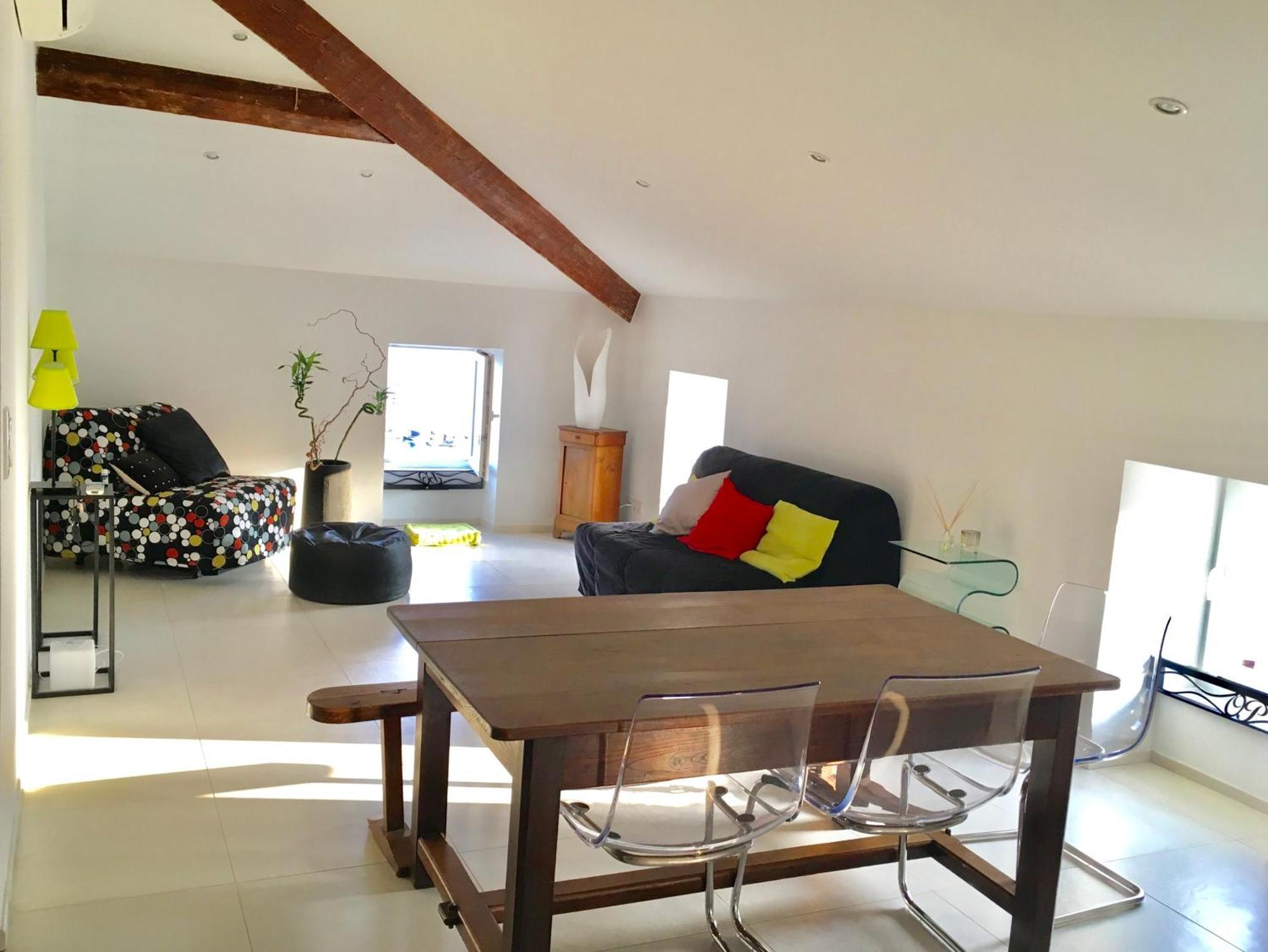 Grand Appartement Style Loft Bord De Mer Propriano  Exterior photo