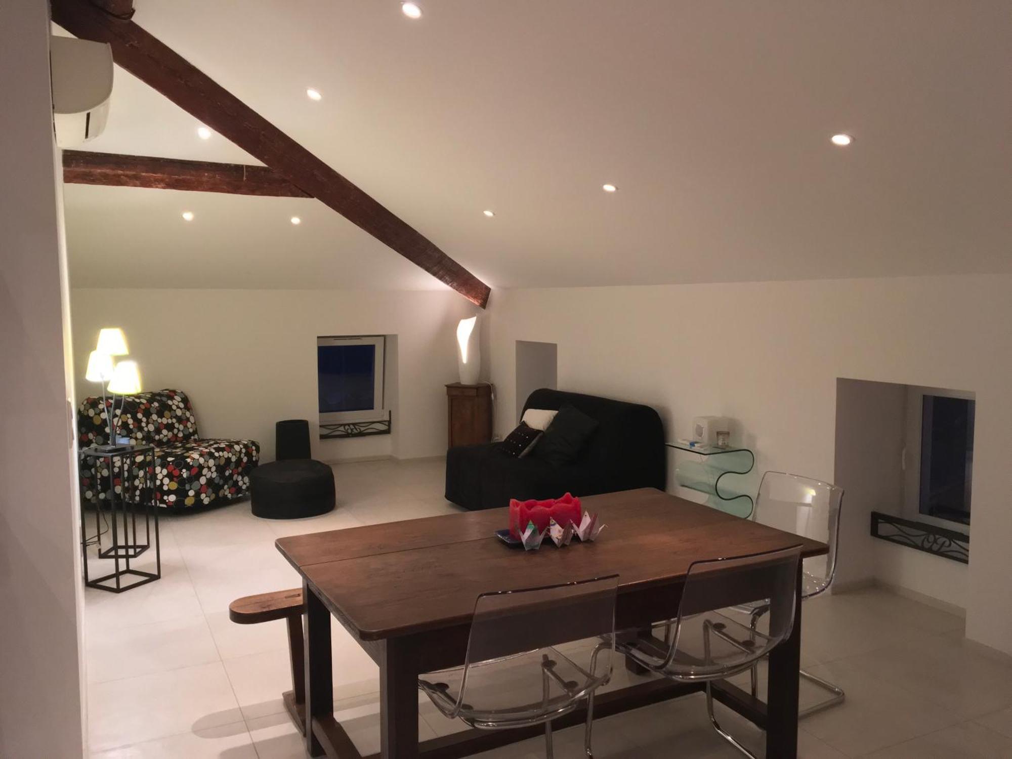 Grand Appartement Style Loft Bord De Mer Propriano  Exterior photo